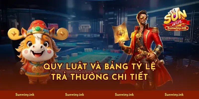 Quy luật và bảng tỷ lệ trả thưởng chi tiết